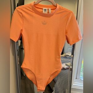 Adidas Kids Bodysuit in Vibrant Orange